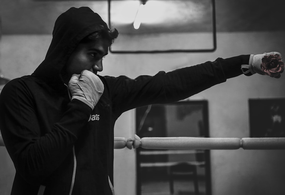 Kickbokser traint bij YESFIT Apeldoorn