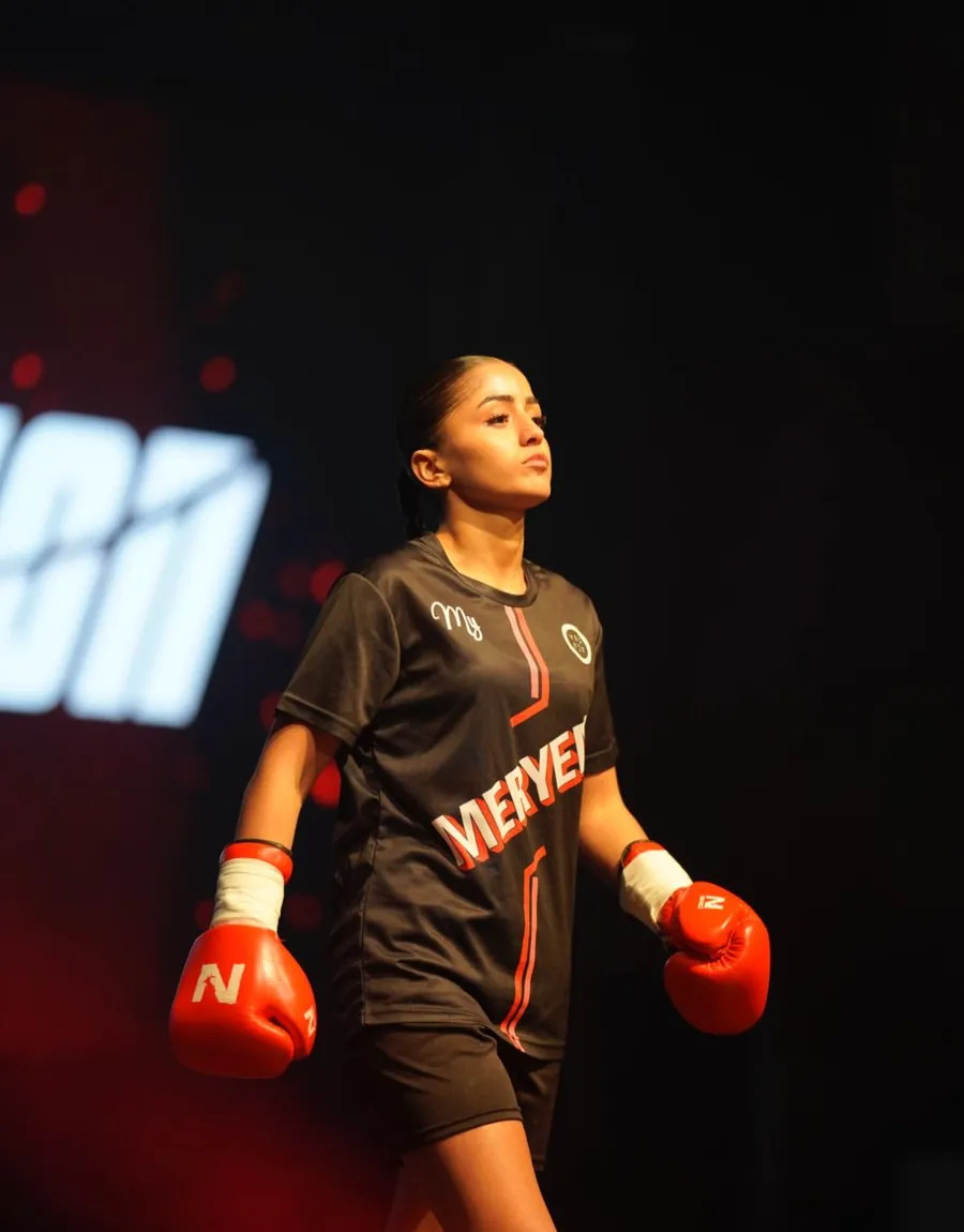 YESFIT-vechtster maakt zich klaar in de ring